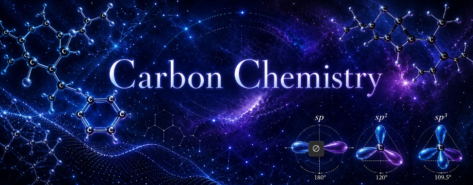 109 - Carbon chemistry — chains, rings, aromaticity and functional groups Chains, rings and functional groups of carbon chemistry.