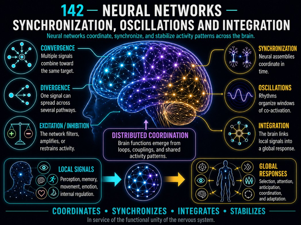 142 - Neural Networks — Synchronization, Oscillations and Integration Neural networks, synchronization, oscillations and integration.